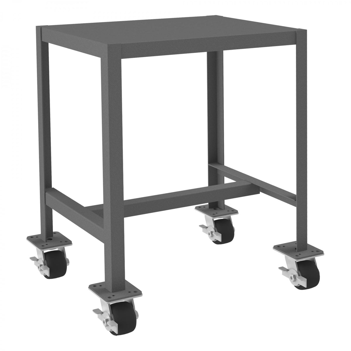 Durham Mfg Machine Table, 30 1/4" High, Gray - 18" x 24"