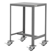 Durham Mfg Machine Table, 36 1/4" High, Gray - 18" x 24"