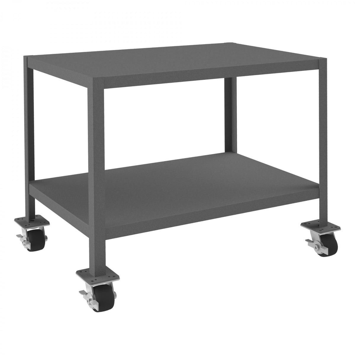 Durham Mfg Machine Table, 30 1/4" High, Gray - 24" x 36"