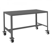 Durham Mfg Machine Table, 30 1/4" High, Gray - 24" x 48"