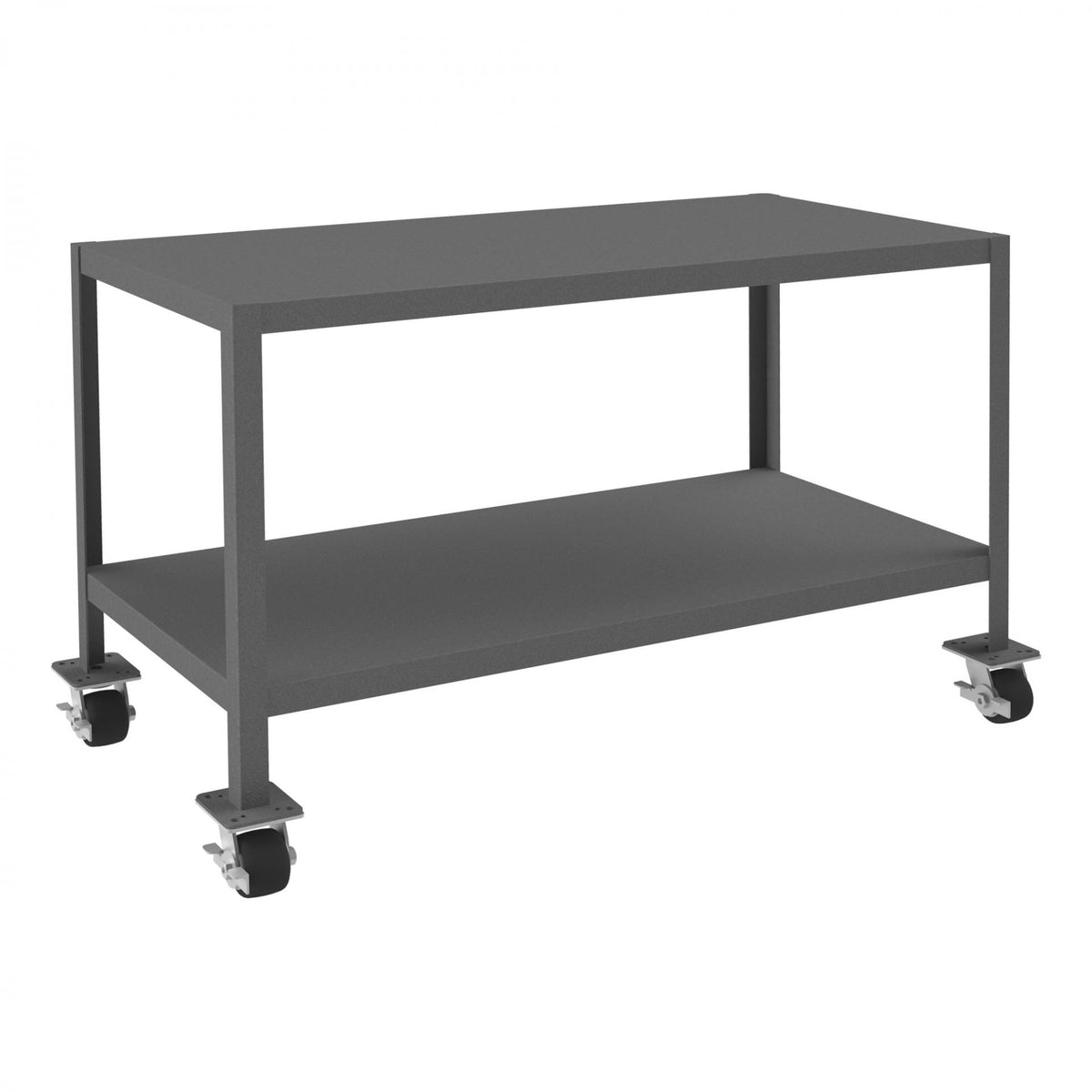Durham Mfg Machine Table, 30 1/4" High, Gray - 24" x 48"