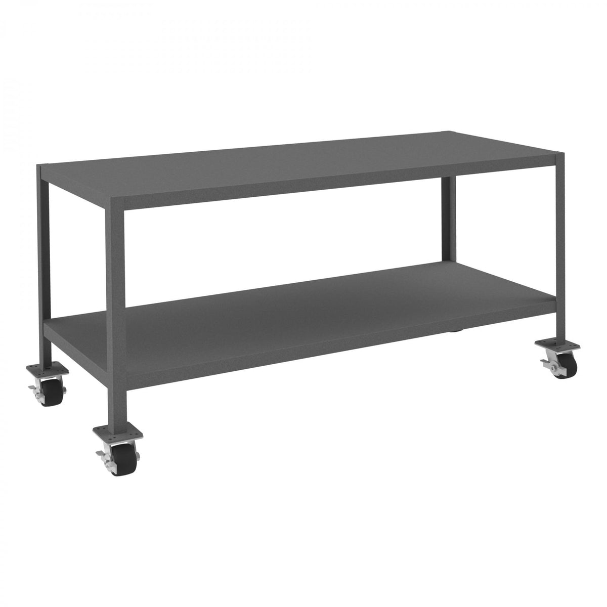 Durham Mfg Machine Table, 30 1/4" High, Gray - 24" x 60"