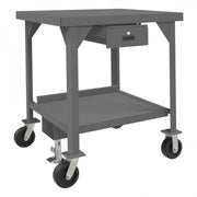 Durham Mfg HDWBMFL Workbench, 41 11/16" High, Gray - 30" x 36"