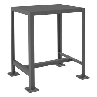 Durham Mfg Machine Table, 30 3/16" High, Gray - 18" x 24"