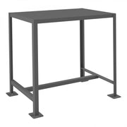 Durham Mfg Machine Table, 36 3/16" High, Gray - 24" x 36"