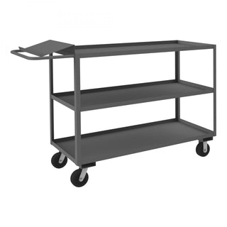 Durham Mfg OPC-246048-3-6PH-95 Order Picking Cart, 24 1/4" Wide, Gray - Default Title