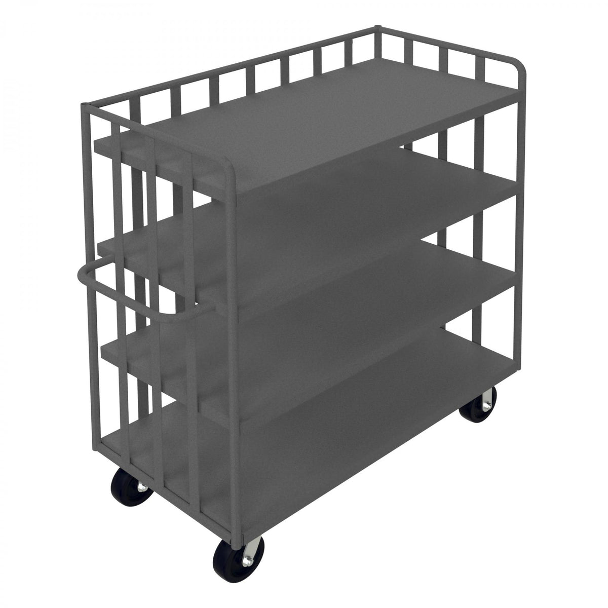 Durham Mfg OPT-4824 Truck, 56 1/8" Wide, Gray - 4 Shelves