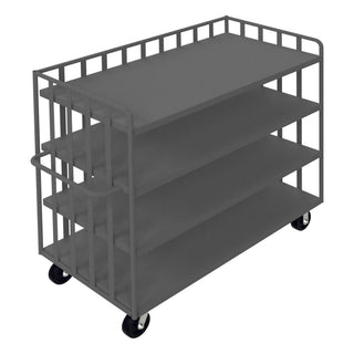 Durham Mfg OPT-6030 Truck, 68 1/8" Wide, Gray - 4 Shelves