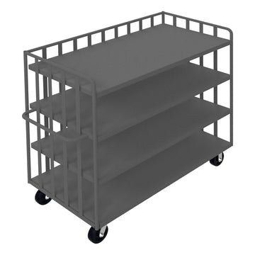 Durham Mfg OPT-6030 Truck, 68 1/8" Wide, Gray - 4 Shelves
