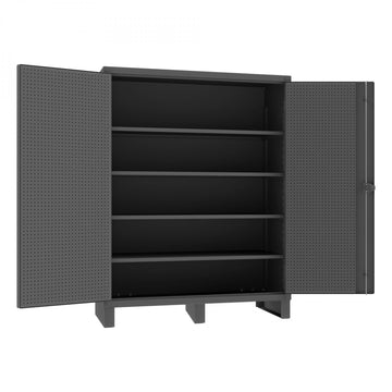 Durham Mfg HDCP246078-4S95 Storage Cabinet, 60" Wide, Gray - Default Title