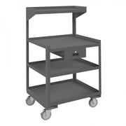 Durham Mfg PSD-2430 Desk, 24 1/4" x 30 1/4", Gray - 55 5/8"