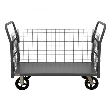 Durham Mfg W3SPT Cart, 38 1/4" High, Gray - 24 3/8"