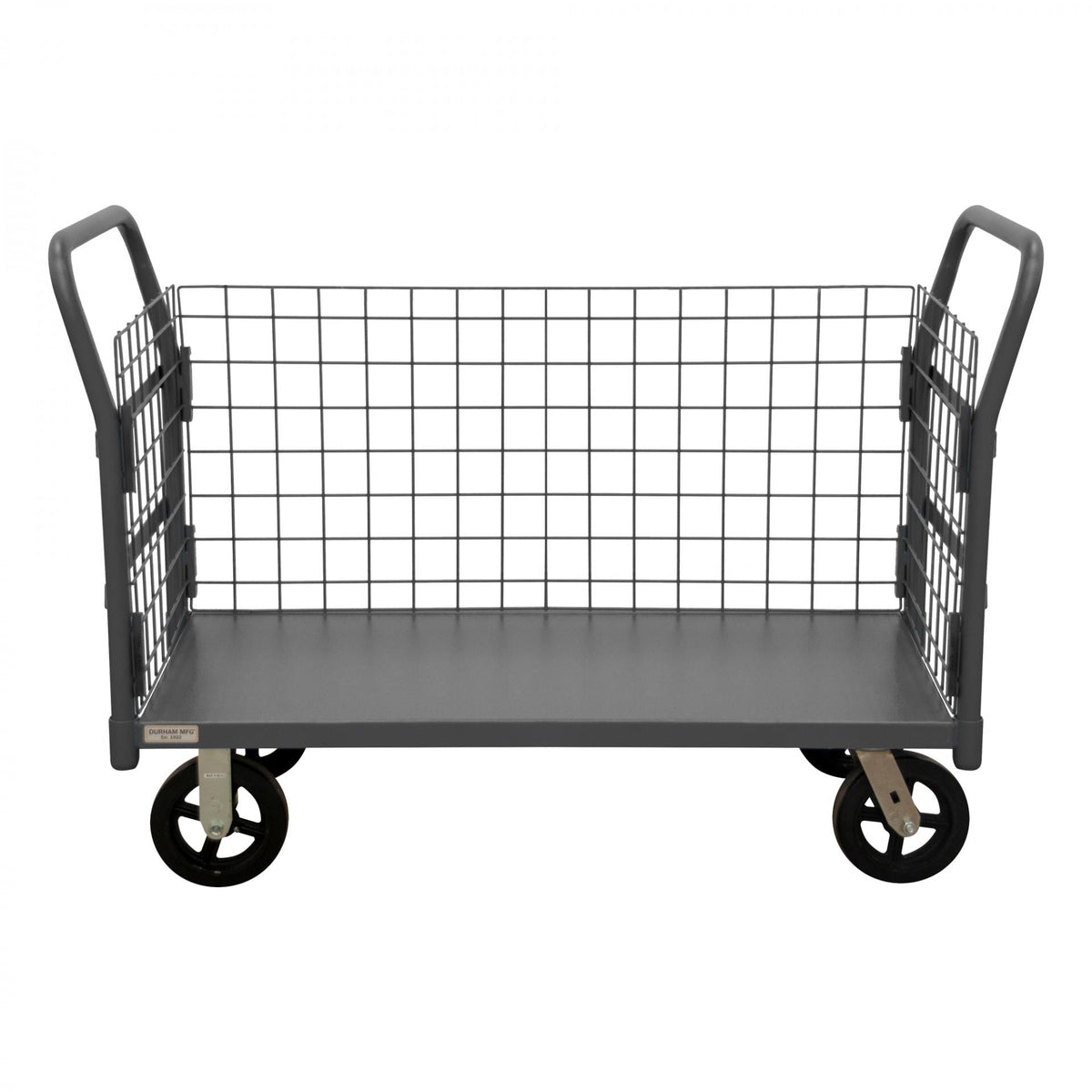 Durham Mfg W3SPT Cart, 38 1/4" High, Gray - 30 3/8"
