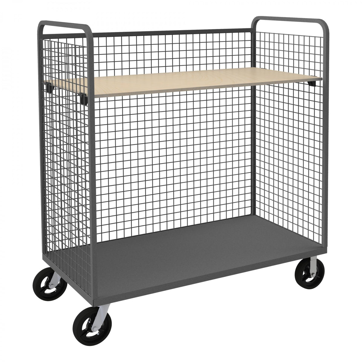 Durham Mfg W3ST Cart, 30" Wide, Gray - 48"