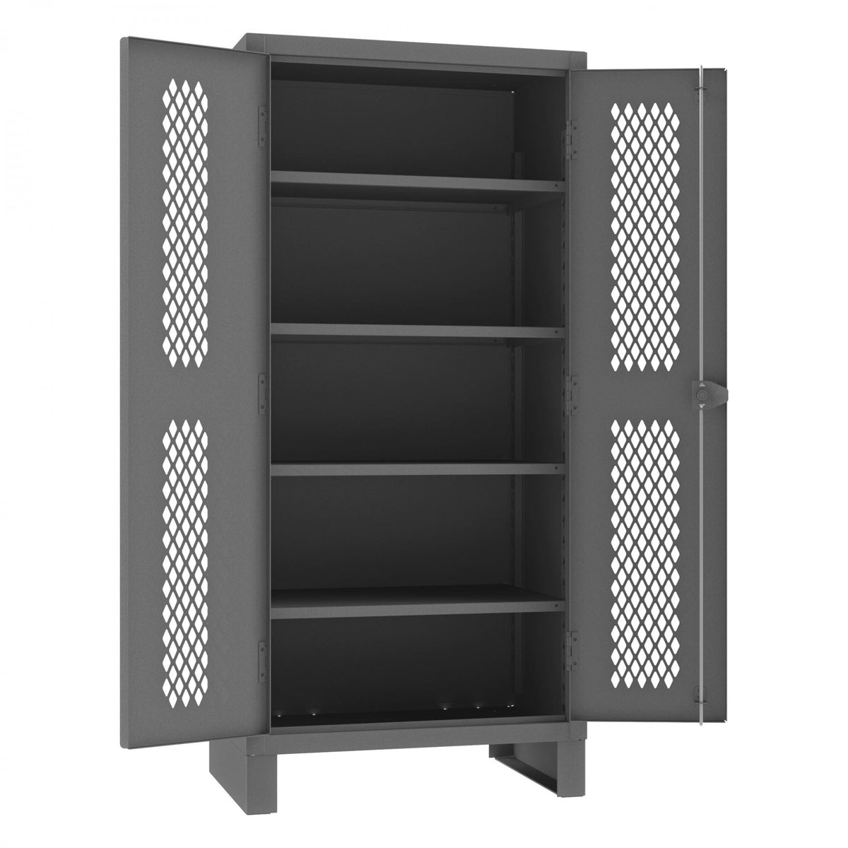 Durham Mfg HDCV243678-4S95 Storage Cabinet, 36" Wide, Gray - Default Title