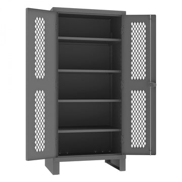 Durham Mfg HDCV243678-4S95 Storage Cabinet, 36" Wide, Gray - Default Title