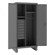 Durham Mfg HDWC243678-7M95 Wardrobe Cabinet, 36" Wide, Gray - Default Title
