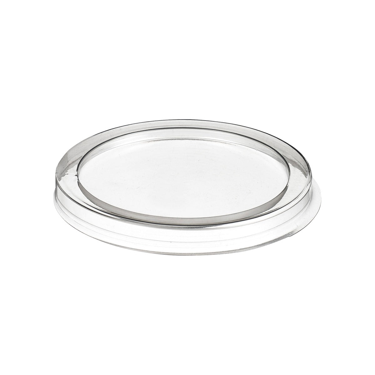 Solia Plastic Lid, 1/16" High, Clear - 5 oz.