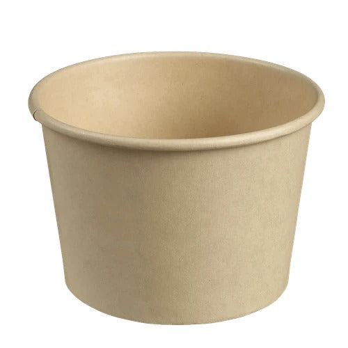 Solia Fiber Cup, Beige, 500/Case - 11.8 oz.