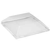 Solia Quartz Recycled PET Lid, 1 3/8" High, Clear, 200/Case - 3 1/2"