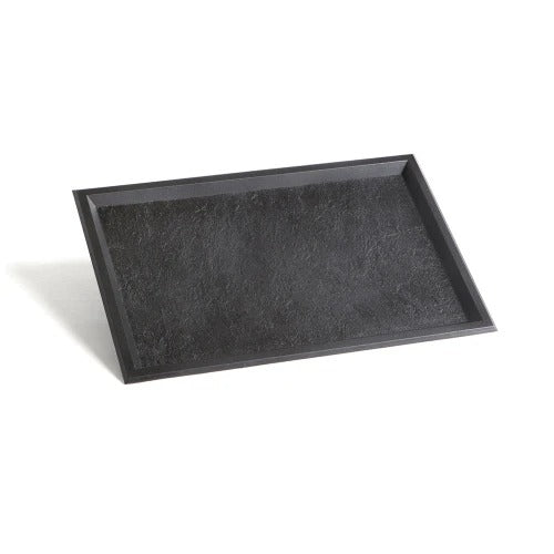 Solia Plastic Tray, Black - 11 5/8"
