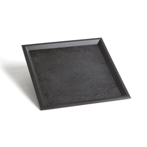 Solia Plastic Tray, Black - 9 7/16"