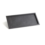 Solia Plastic Tray, Black - 11 1/2"