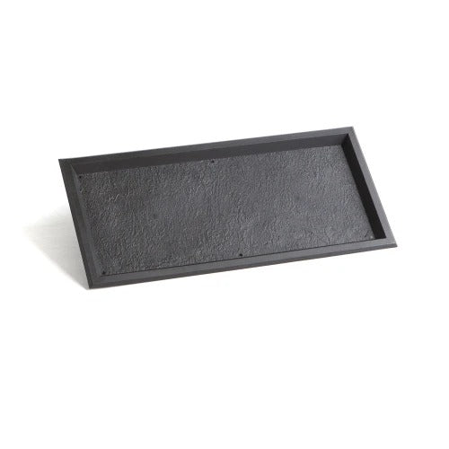Solia Plastic Tray, Black - 11 1/2"