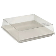 Solia PET Plastic Lid, Clear - 6 5/16" x 6 5/16"