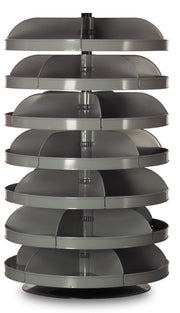 Manufacturing Rotabin 7 Shelf 34" by Durham – 34", Alloy Steel, Model 1307-95