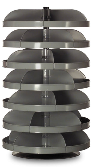 Manufacturing Rotabin 7 Shelf 34" by Durham – 34", Alloy Steel, Model 1307-95