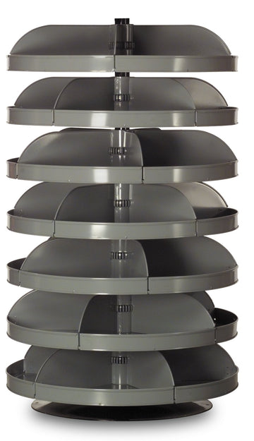 Manufacturing Rotabin 7 Shelf 34" by Durham – 34", Alloy Steel, Model 1307-95