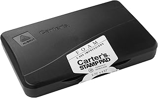 Avery Carter's Foam Stamp Pad, 2.75 x 4.25 Inch, Black, 1 Pad (21381)