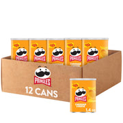 Pringles Cheddar Cheese / 1.4 Ounce (Pack of 12) / No Color Potato