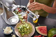 KitchenAid 1" / Spiralizer - 7 Blades / Polished Aluminum Mixer Parts & Accessories