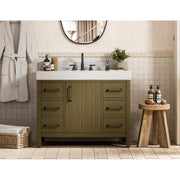 Elegant Kitchen and Bath 42" Single Bathroom Vanity in Chestnut Brown by Elegant Lighting – unspecified, Wood, Chestnut Brown, Model VF60642MCB-BS