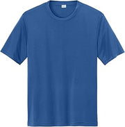 SPORT-TEK Unisex Competitor Tee - Moisture-Wicking Lightweight Workout T-Shirt for Men & Women, Relaxed Fit, Royal, M