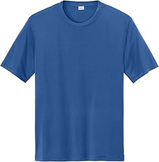 SPORT-TEK Unisex Competitor Tee - Moisture-Wicking Lightweight Workout T-Shirt for Men & Women, Relaxed Fit, Royal, M
