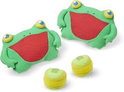 Melissa & Doug Sunny Patch Skippy Frog Toss and Grip Action Game - 2 Mitts, 2 Soft Balls