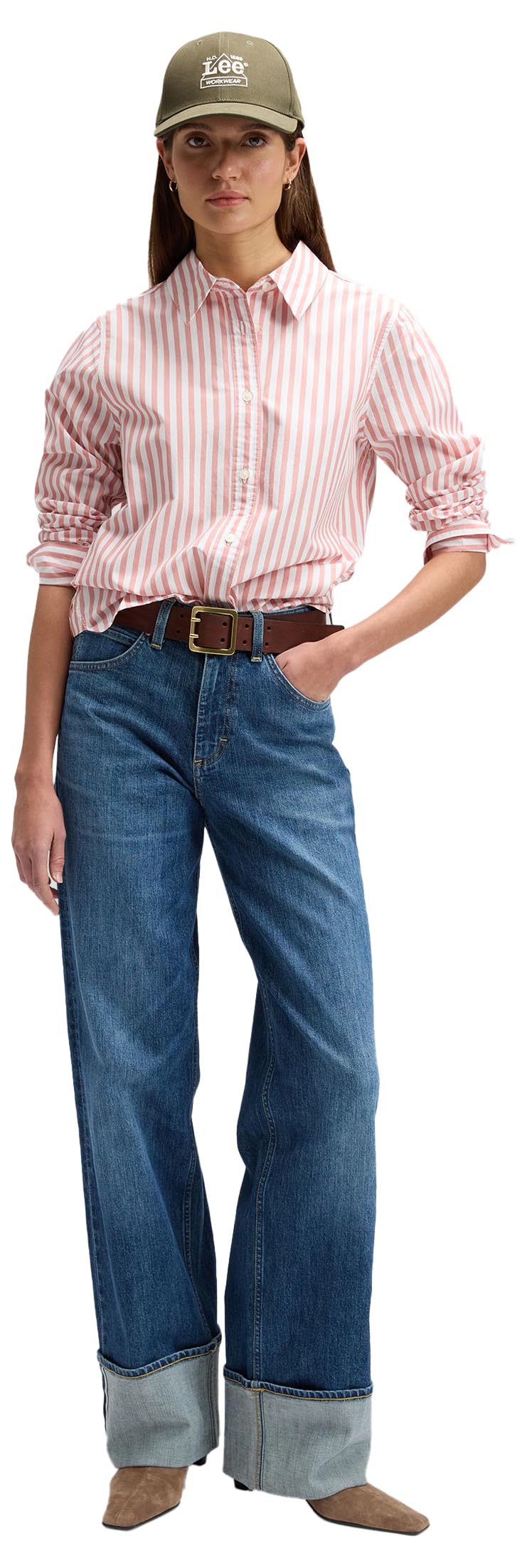 Women's Classic Shirt by Lee – Mallory Stripe, Model F4654
