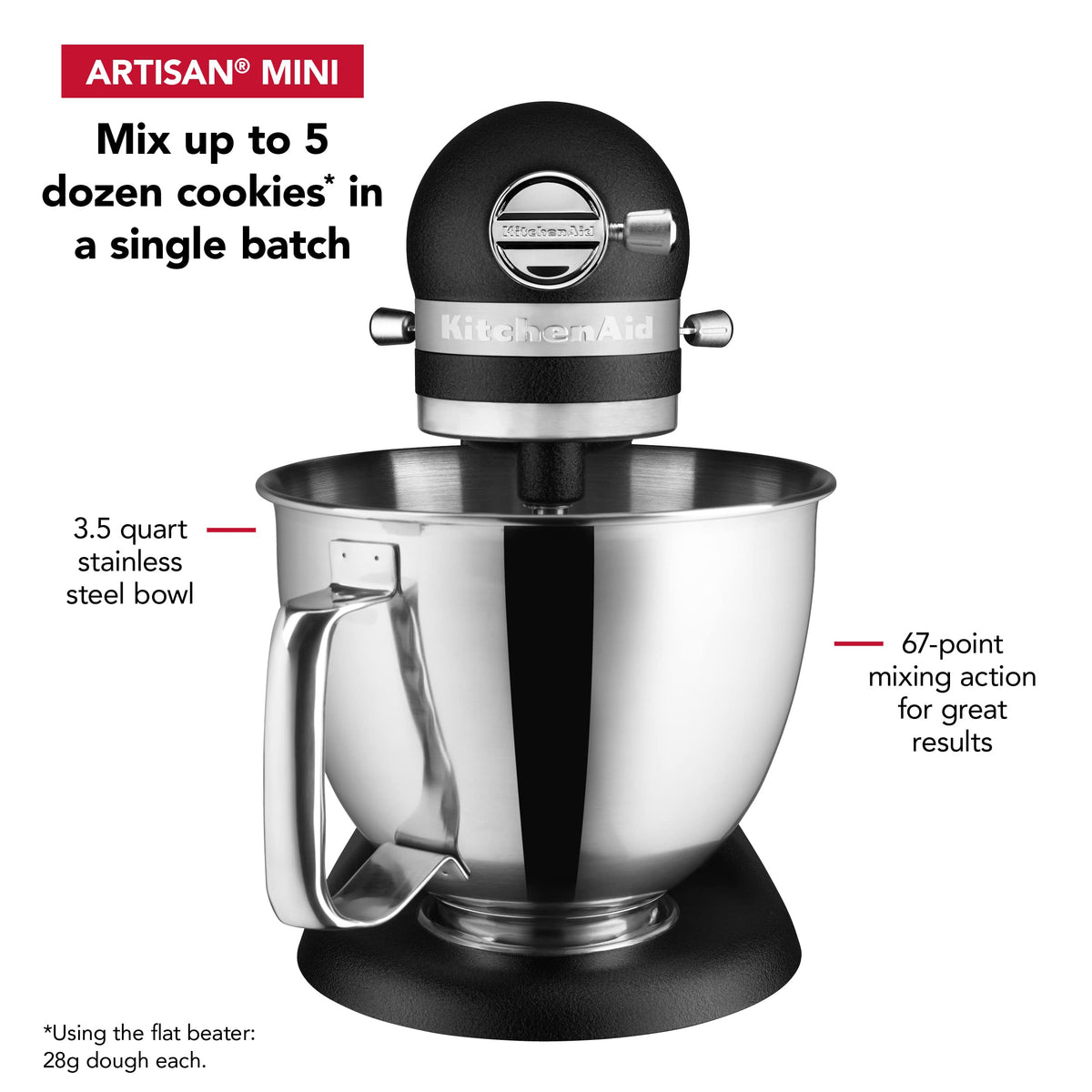 KitchenAid Cast Iron Black / Stand Mixer / 3.5 quart Stand Mixers