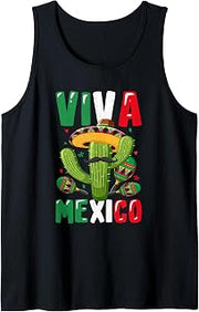 Celebrate Fun Fiesta in Classic Mexican Style Tank Top