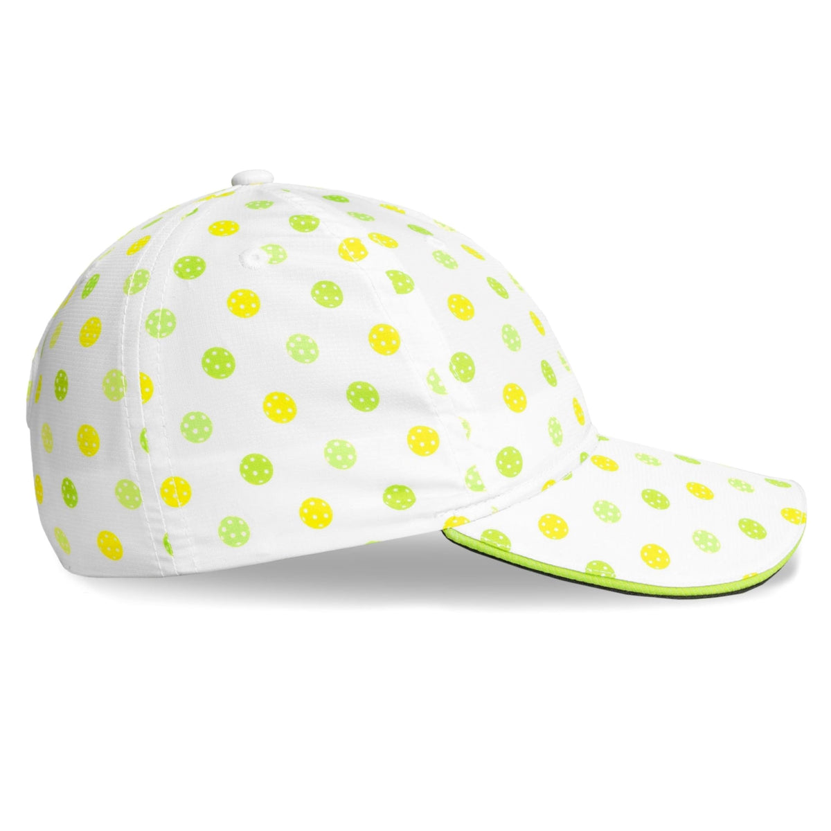 Perfomance Pickleball Cap Hat by Headsweats – One Size, Polyester, White/Neon Pickleball