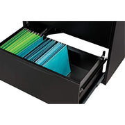 30" W Premium Lateral File Cabinet by Global Industrial – 30 inches (W) x 28 inches (H) x 18 inches (D), Alloy Steel, Black, Model LF-30-2D-BLACK