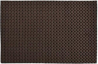 HUBERT Placemat Woven Copper Vinyl - 11 4/5 W x 17 3/4 L 12 Per Case