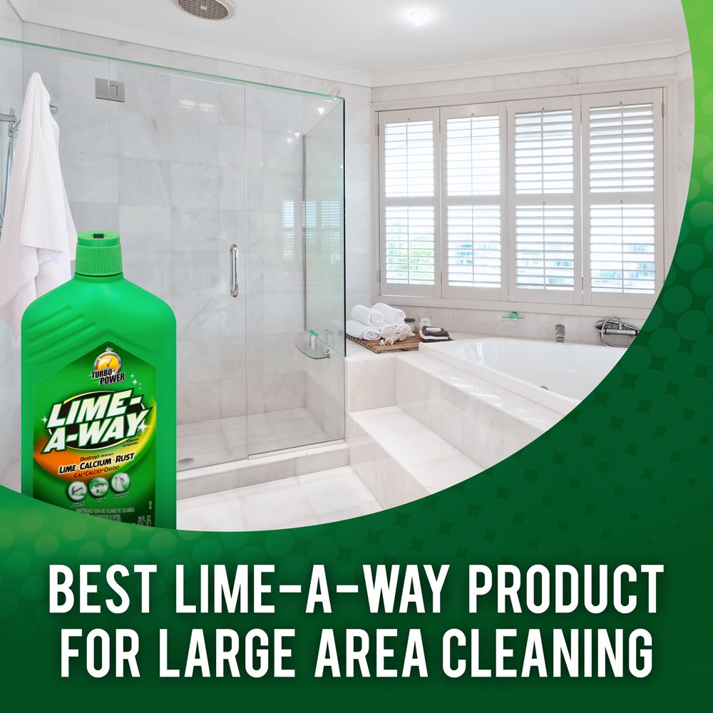 Lime, Calcium & Rust Cleaner 28 oz (Pack of 4) by Lime-A-Way – 28 Fl Oz (Pack of 4), Pack of 4, Model 3018285-4PK