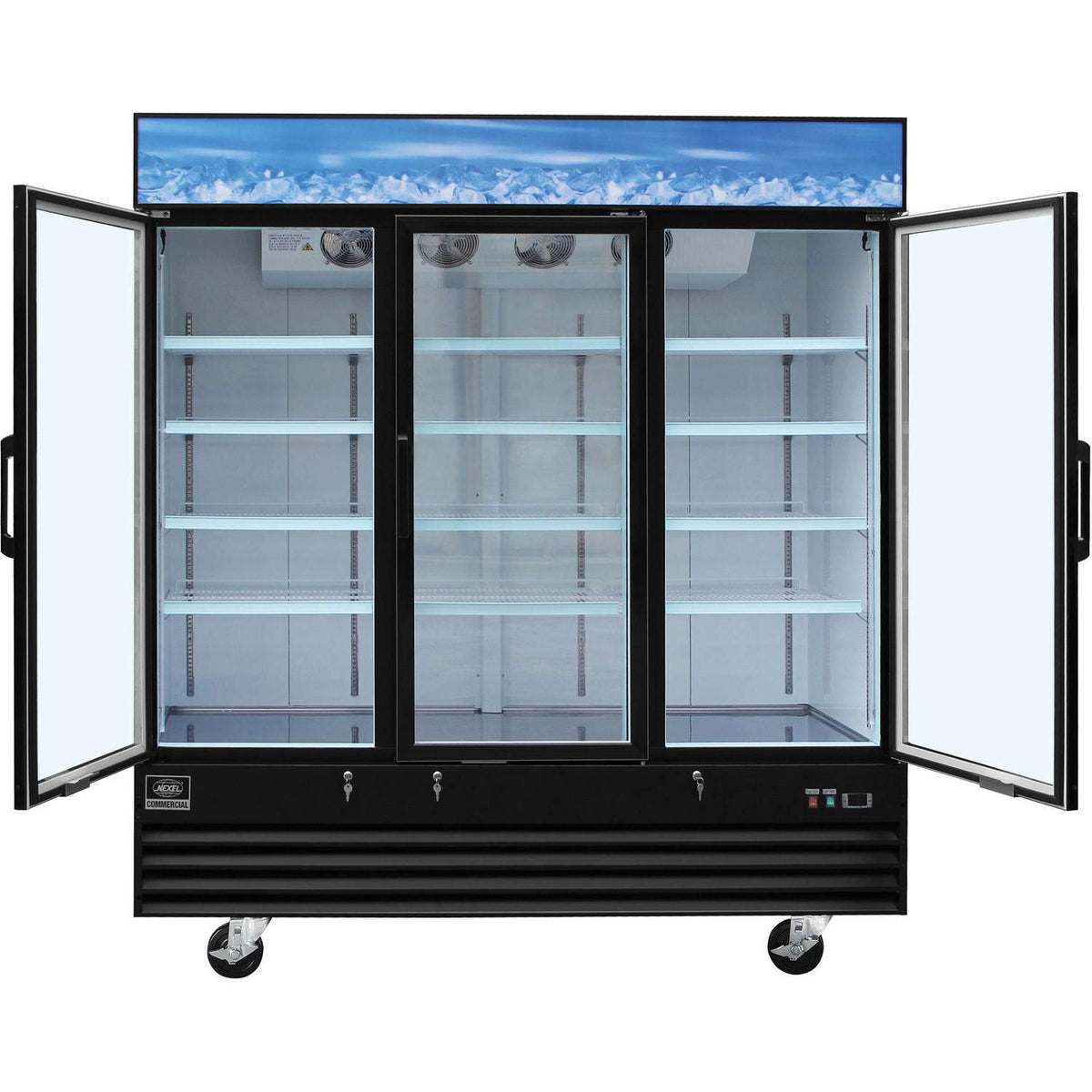 3 Door Merchandiser Refrigerator by Global Industrial – Model 243037
