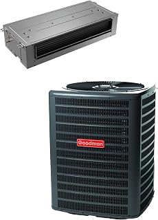 Goodman 2.5 Ton 14.3 SEER2 R-32 Central Air Conditioning System with Ceiling-Mount Air Handler & 5 kW Electric Heat (GLXS4MA3010, ACST30LU1305)