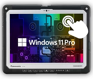 Panasonic Toughbook CF-33 MK1 12" 2K Touchscreen Rugged Tablet, Intel Core i5-7300U up to 3.5GHz, 16GB RAM, 256GB SSD, HDMI, Windows 11 Pro(Renewed)