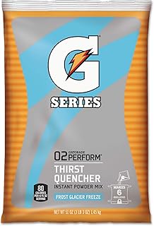 Gatorade Original Powdered Drink Mix, Glacier Freeze, 51oz Packet, 14/Carton